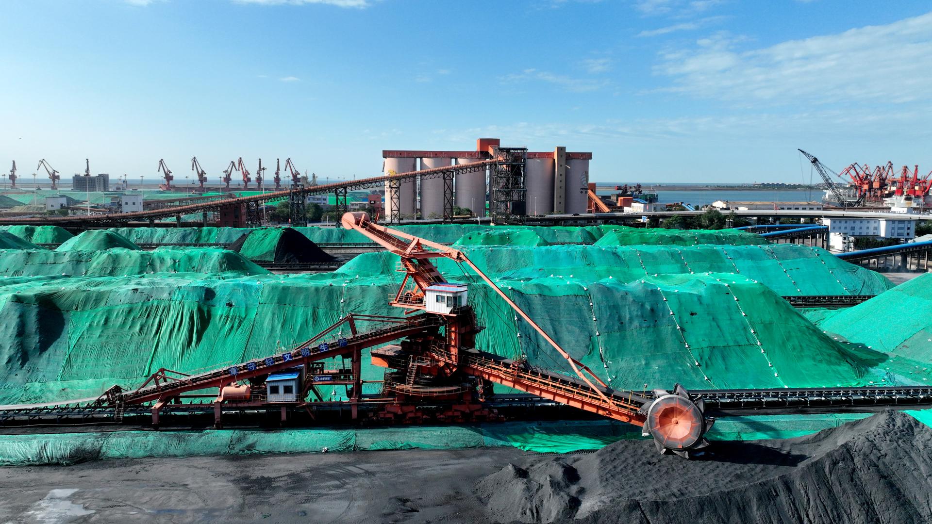 conveyor belt in coal mines